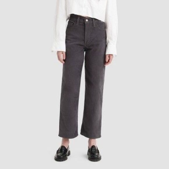 Levi's Women's Ultra-High Rise Ribcage Straight Jeans -Black Pearl 26 - Open Box - Picture 2 of 2